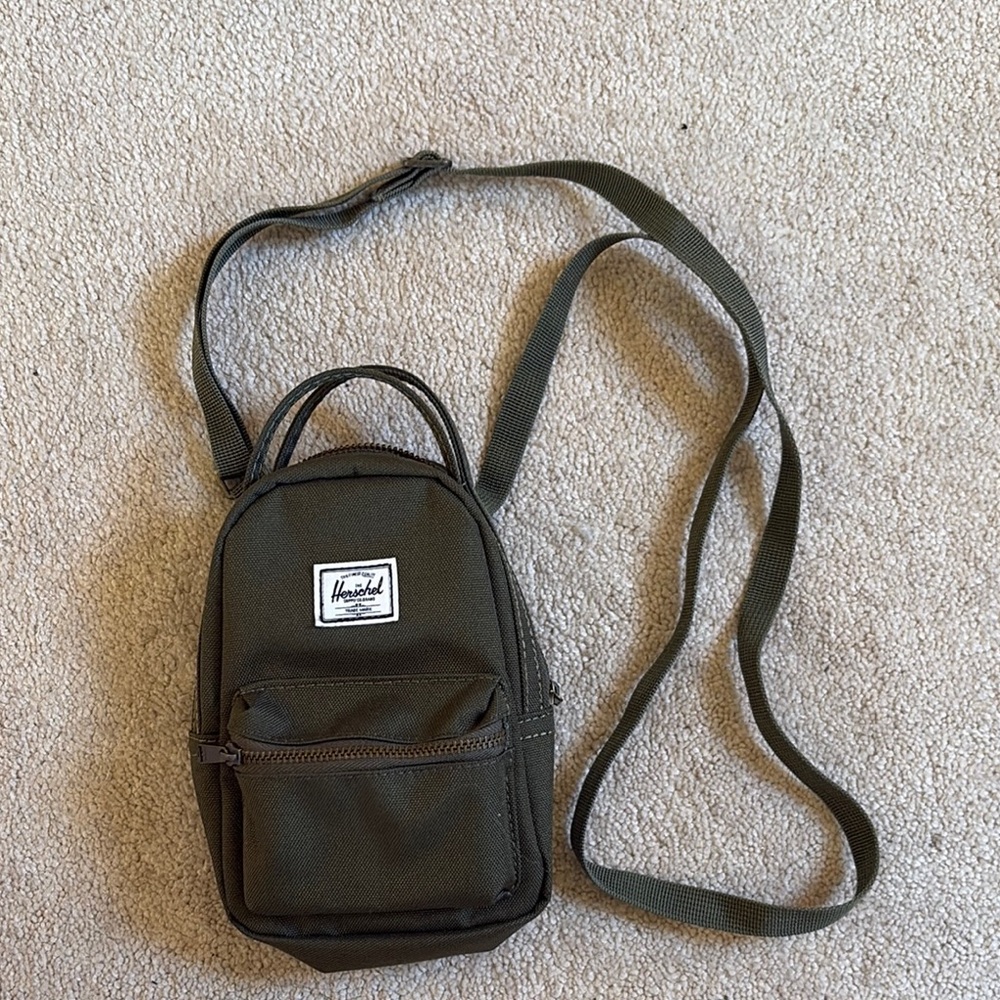 Herschel Supply Company mini Green Crossbody Bag Compact Design